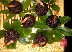 鲜虾黑米饭团的做法图解12