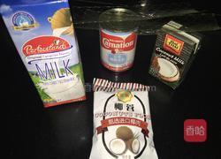 椰蓉奶冻的做法图解1