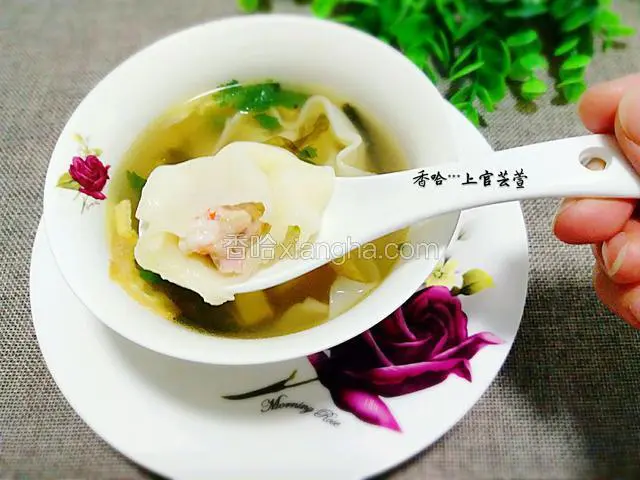 成一碗尝尝，特别鲜美。