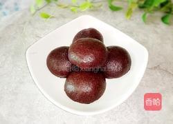 黑米面芝麻甜馅包的做法图解17