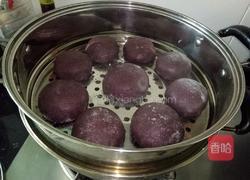 黑米面芝麻甜馅包的做法图解16