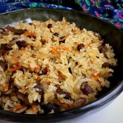 新疆羊肉手抓饭（改良简易版）的做法[图]