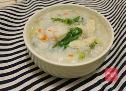 鲜虾鸡肉蘑菇粥的做法图解7