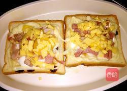 芝士流黄蛋多士的做法图解8