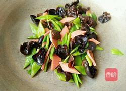 木耳芸豆炒火腿肠的做法图解10