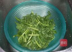 炒蓬蒿菜的做法图解1