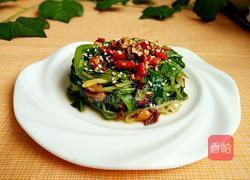 凉拌菠菜的做法图解8