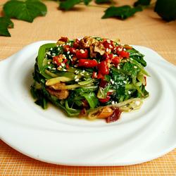 凉拌菠菜的做法[图]