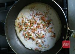 培根洋葱胡萝卜软饼的做法图解3