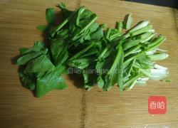 青菜猪肝汤的做法图解3