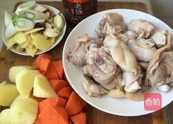 土豆萝卜炖鸡块儿的做法图解4