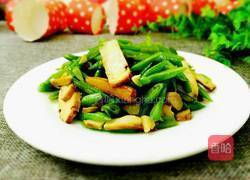 豆角炒香干的做法图解11