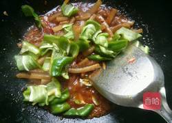 青椒炒肉皮的做法图解8