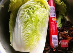 火腿肠黑木耳炒娃娃菜的做法图解1
