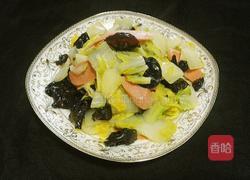 火腿肠黑木耳炒娃娃菜的做法图解14