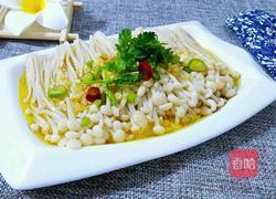 油爆金针菇的做法图解8