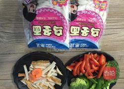 番茄酱三丝炒乌冬面的做法图解1