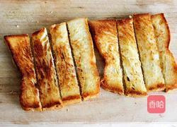 奶香煎吐司的做法图解4