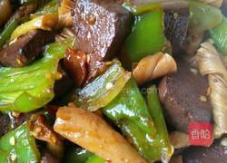 家常尖椒炒猪血的做法图解7