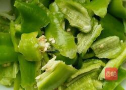 家常尖椒炒猪血的做法图解2