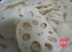 清炒藕片的做法图解2