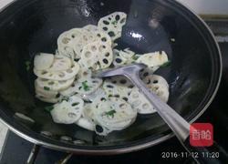 清炒藕片的做法图解4