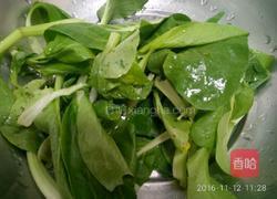 青菜蛋汤的做法图解1