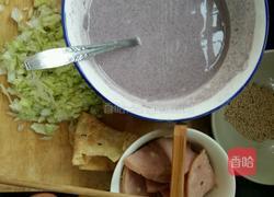 黑米煎饼的做法图解1