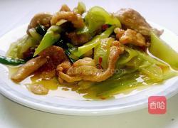 青笋炒肉片的做法图解9