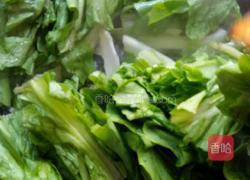 蒜蓉油麦菜的做法图解5