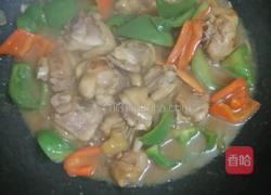 青红辣椒炒鸡腿肉的做法图解7