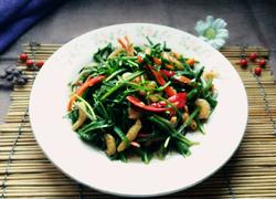 韭菜炒干虾