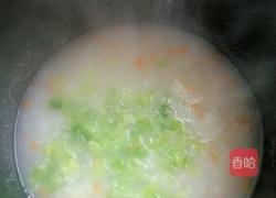 蔬菜虾粉粥的做法图解3