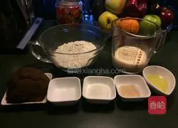 Illustration of how to make soy milk and bean paste bread 1