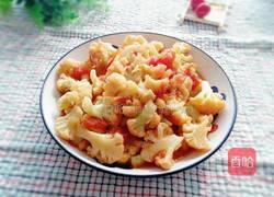 西红柿炒菜花的做法图解9