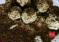 芋头地瓜芝麻丸的做法图解4