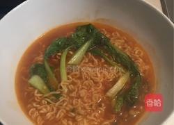 韩国辣白菜泡面的做法图解4