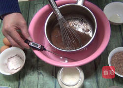 巧克力戚风蛋糕8寸的做法图解5