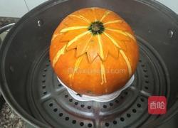 蚝油猪肚南瓜盅的做法图解14