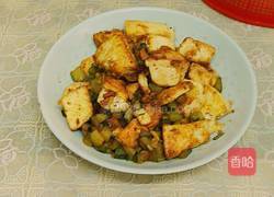 沙茶酱豆腐炒青瓜粒的做法图解7