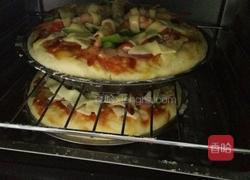 培根大虾披萨的做法图解12