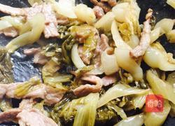 大葱酸菜炒肉丝的做法图解8