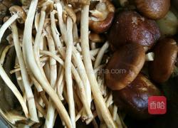 双菇烧肉的做法图解1