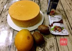 巧克力水果蛋糕的做法图解1