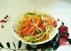 胡萝卜炒佛手瓜的做法图解12