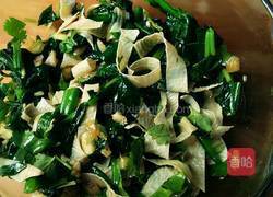 菠菜拌油豆皮的做法图解9