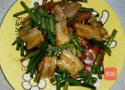 五花肉炒蒜苔的做法图解8