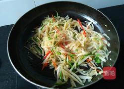 酸辣萝卜丝的做法图解5