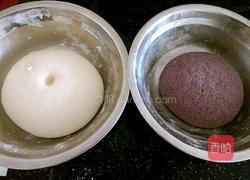 金钱黑米面豆沙包的做法图解4