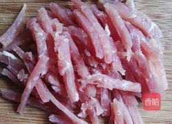 咸肉丝炒藜蒿的做法图解3